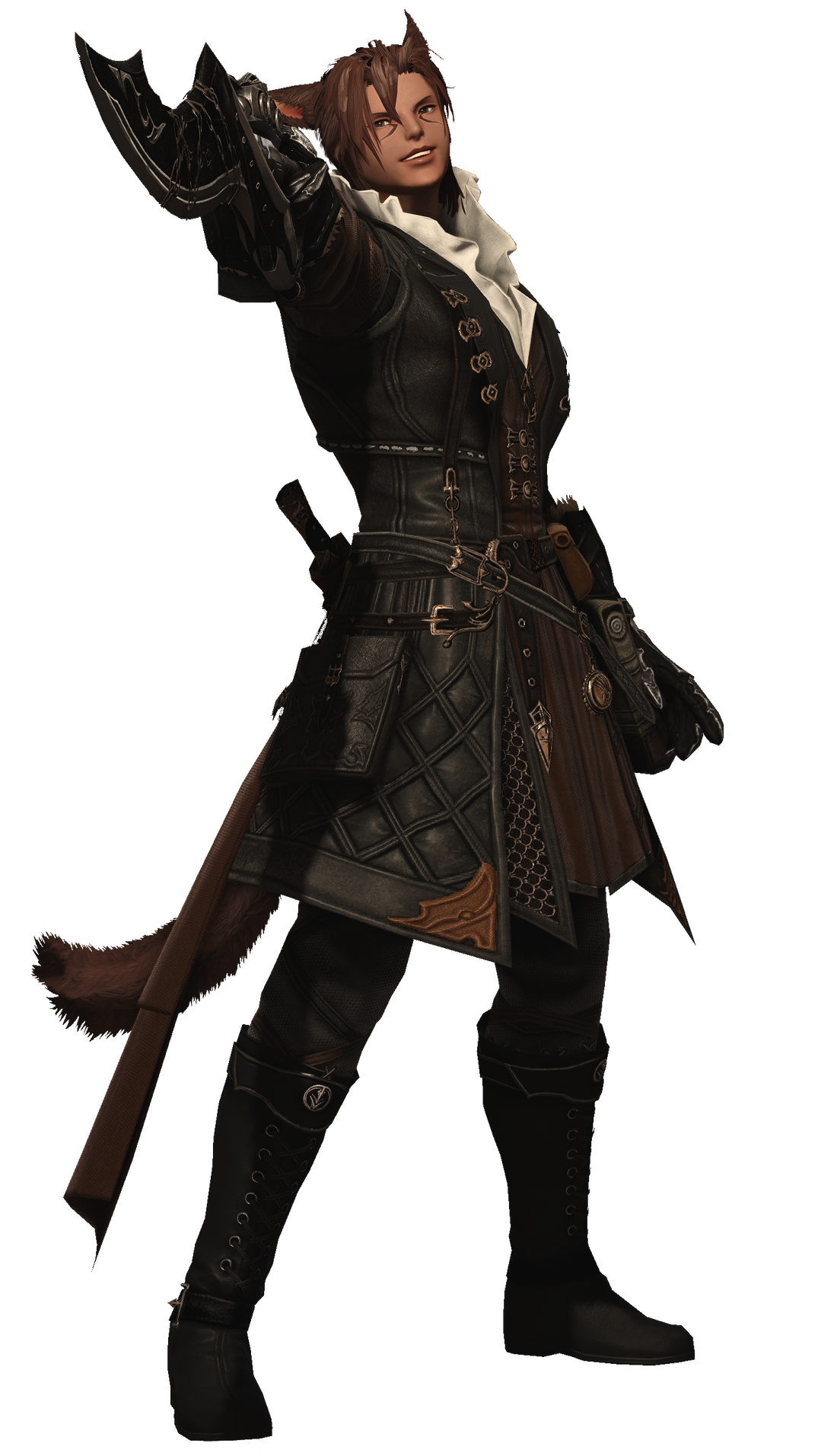 Cassius's appearance throughout Dawntrail.