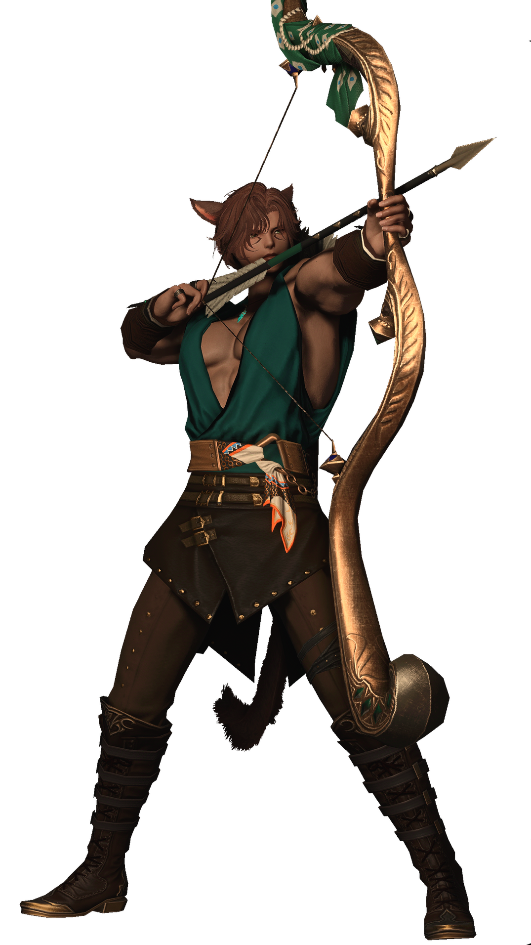 Cassius's appearance throughout A Realm Reborn.