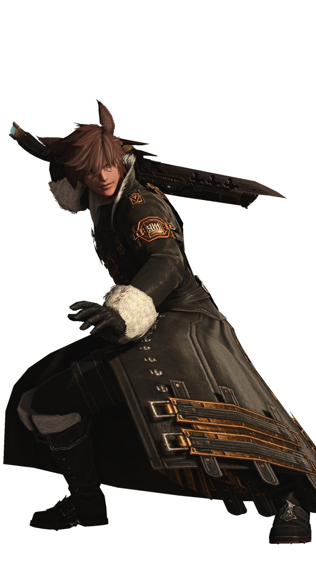 Cassius's appearance from late Stormblood and early Shadowbringers.